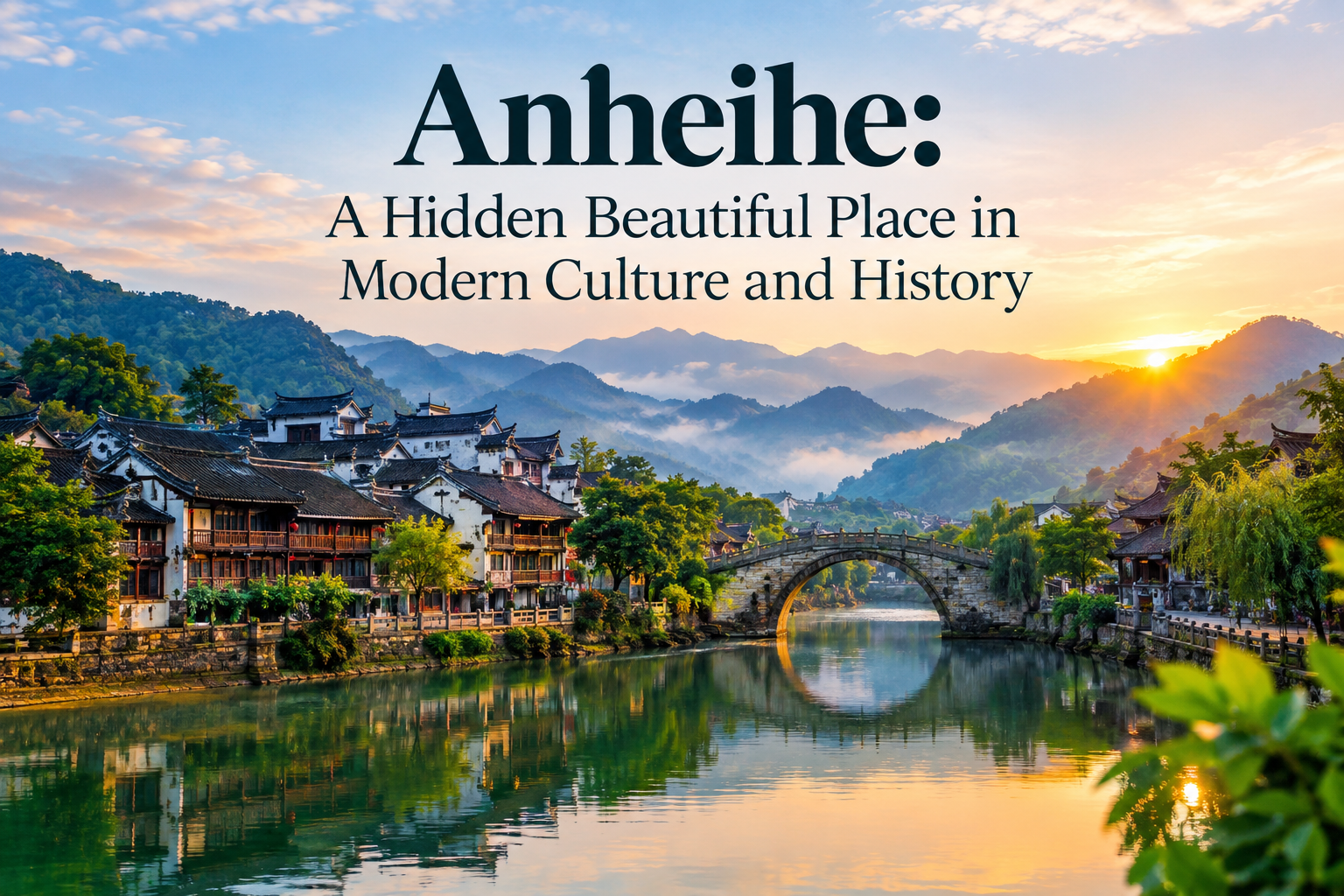 Anheihe: A Hidden Beautiful Place in Modern Culture and History
