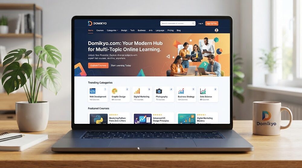 Domikyo.com: A Modern Hub for Multi-Topic Online Learning
