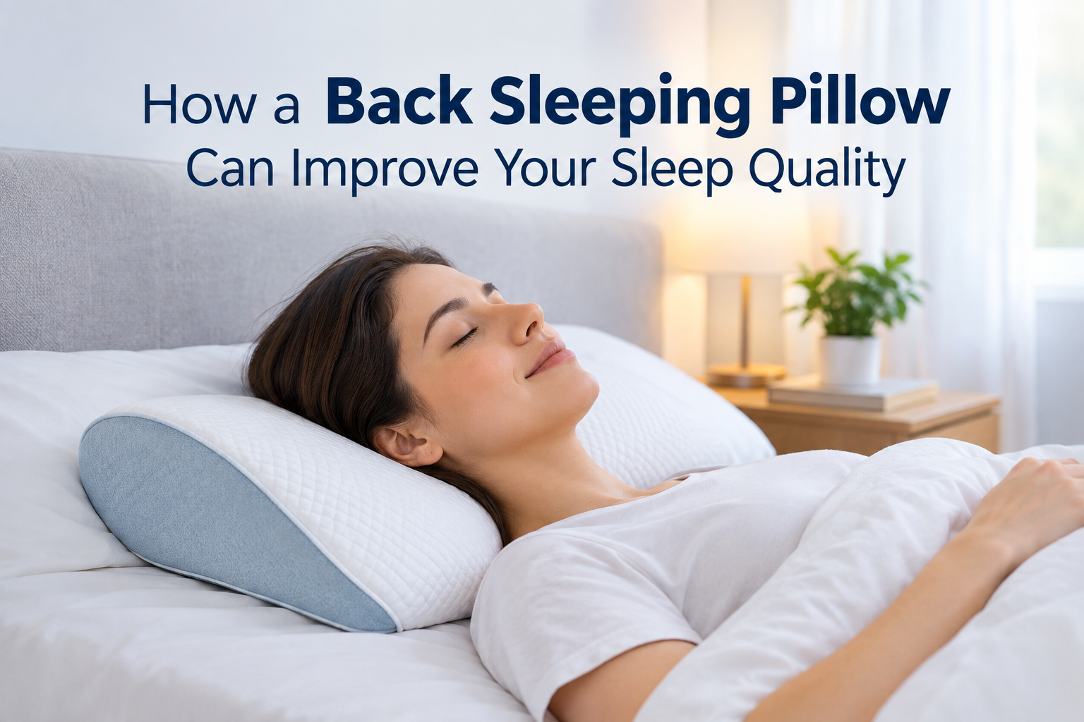 How a Back Sleeping Pillow Can Improve Your Sleep Quality