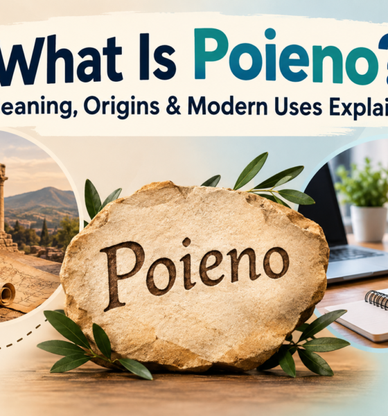 What Is Poieno? Meaning, Origins & Modern Uses Explained