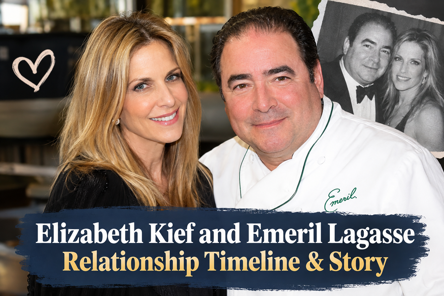 Elizabeth Kief and Emeril Lagasse Relationship Timeline & Story